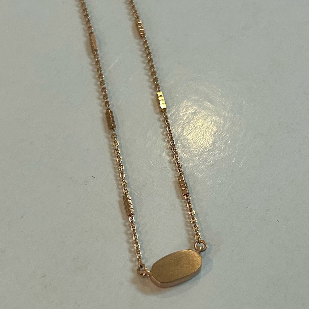 Kendra Scott Rose Gold Necklace